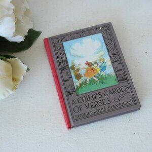 Vintage 1990s Book, "A Childs Garden of Verses", Robert Louis Stevenson, Illust.